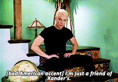 archivedblogposts:  American actor James Marsters playing British vampire Spike putting