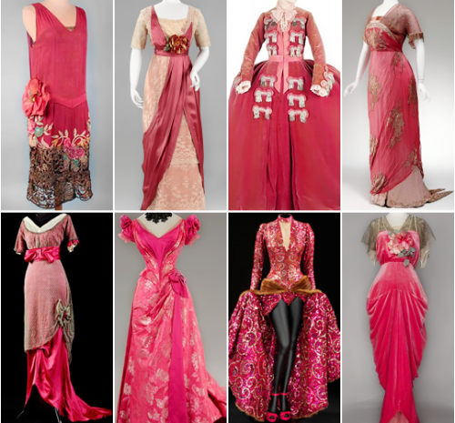 warpaintpeggy:some of my favorite vintage dresses        ↳  pink