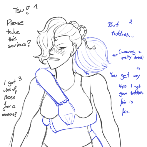 I Am Sorry For Taking So Long With The Genderswap Quirk Fic Have This In The Meantime My Motivation To