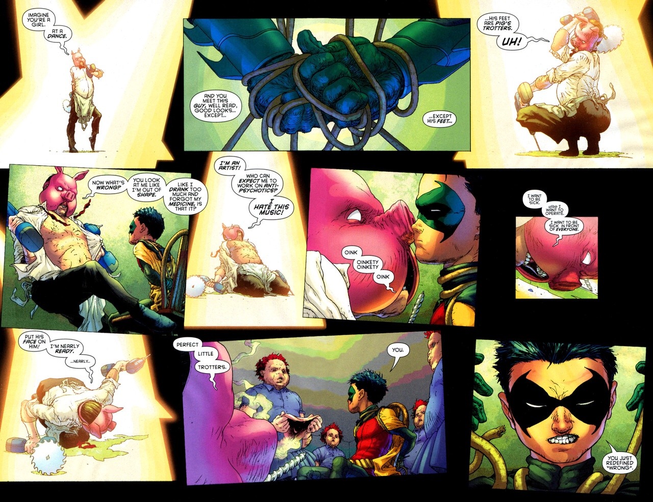 prison-mikes-bandana:  Damian wayne being a savage shit part 2