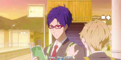 crazyyaoilover:  I really loved the expression of Rei in this scene when Nagisa referred to him as ‘Rei-chan’ !!!! :D <3 