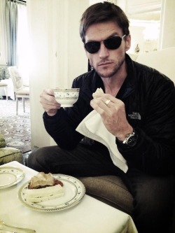 queen-h0lland:  &ldquo;@gideonemery: Deucalion spotted enjoying a rare tea break. #TeenWolf&rdquo; 