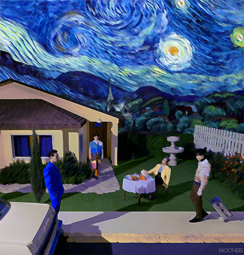 mooneis:shinee x starry night