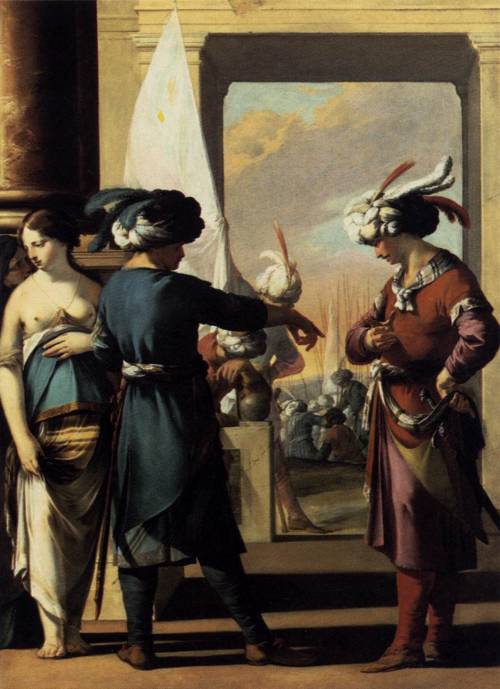 Cyrus Announcing  to Araspes That Panthea Has Obtained His Pardon, Laurent de La Hyre, between 