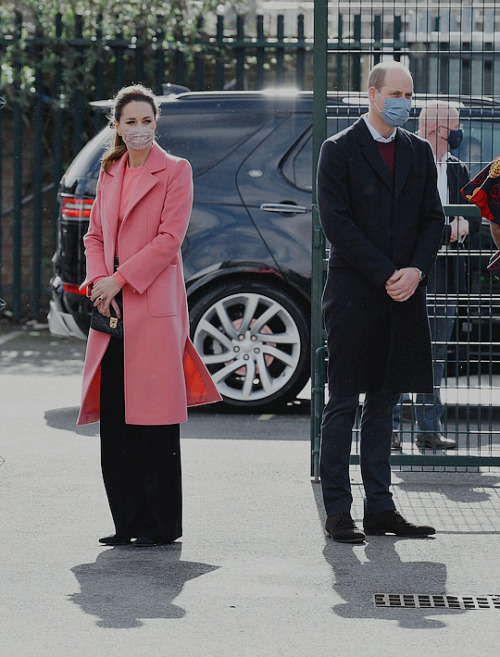 The Duke and Duchess of Cambridge make a visit to School 21 following it’s re-opening on March 11th,