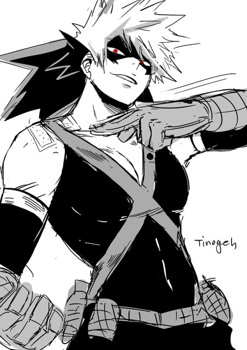 tinogeb:Female bakugou quick doodle