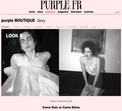 smirlessetearsheetscommissions:editorial for Purple Magazine featuring Alba Pistolesi and the Wand