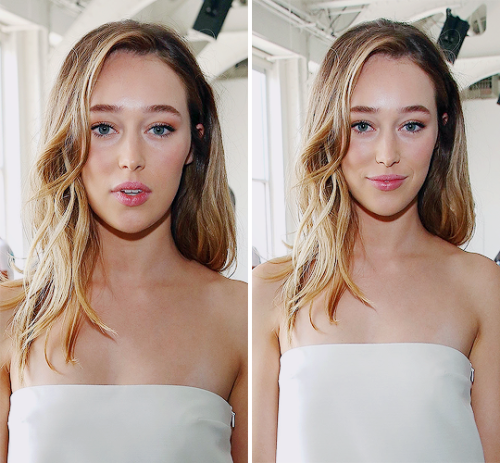 celebritiesandmovies: Alycia Debnam-Carey attends Dion Lee Front Row September 2016 during New York 