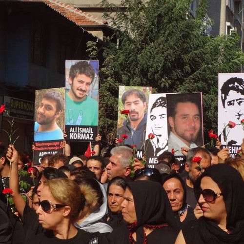 9/22/13 #Antakya, #Turkey - March in memory of those who have been killed during the Diren Gezi Park