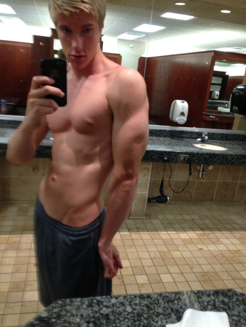 XXX just-a-twink-again:  changing-room hottie… photo