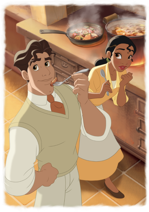 Tiana Stays Feeding Her Man