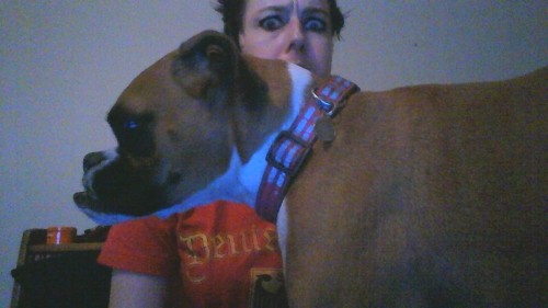 Interrupted selfies.