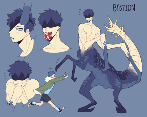 I know I don’t usually post OCs but meet Bastion!!