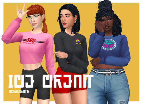 kchansims - Ice Cream - Cropped Sweatshirts—- UPDATE 07/24/19...