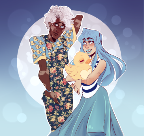 zappho:art trade with the lovely @artycutie of her boy Leo and @pastelbluerose ‘s Holly~iM STILL CRY