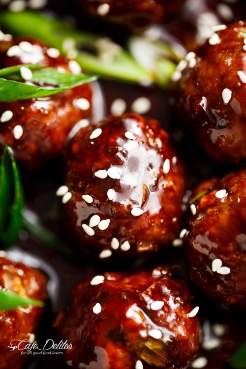foodffs: MONGOLIAN GLAZED MEATBALLS Really nice recipes. Every hour. Show me what you cooked! How de