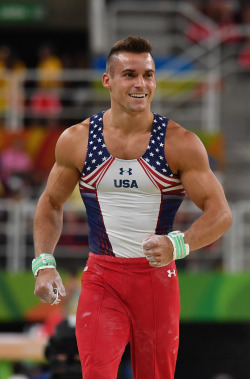 boyzoo:  Samuel Mikulak at Rio Olympics 2016