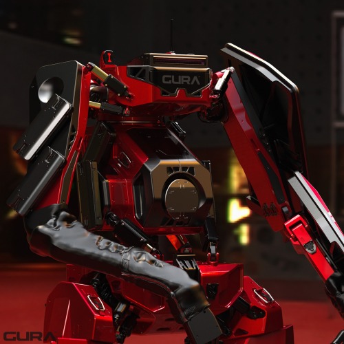 GURA Red Bridge Guard Droid ~ EDONGURAZIUwww.edonguraziu.com