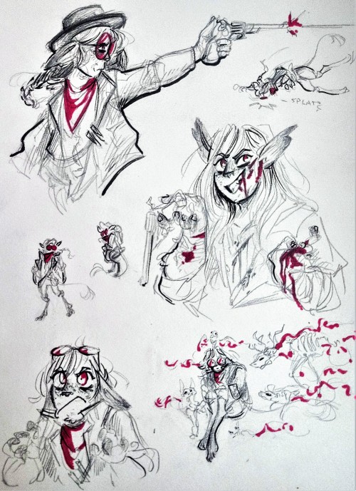 More DND doodles, significantly less Prometheus, far more of her equally pissy and bitchy brother
