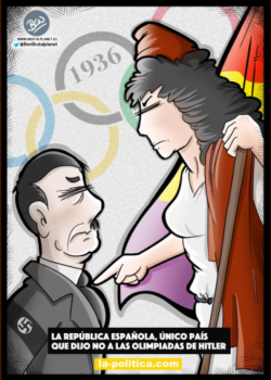 BEN‏ @BenBrutalplanet¿Sabías que la España de la segunda República fue el ÚNICO país que se negó a participar en las olimpiadas de Hitler?  Artículo de @SimoneRenn ilustrado por un servidor: http://www.la-politica.com/juegos-olimpicos-de-hitler/ 