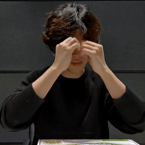 Jimin Pushing His Fluffy Long Hair Back