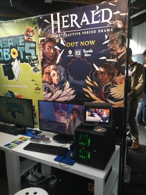 We’re at EGX Rezzed In London!Come meet our writer and play Herald at the Tentacle Collective! We’re