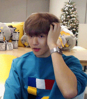 sefuns:Baby Hyun being adorbs // 161203 SM Super Celeb League