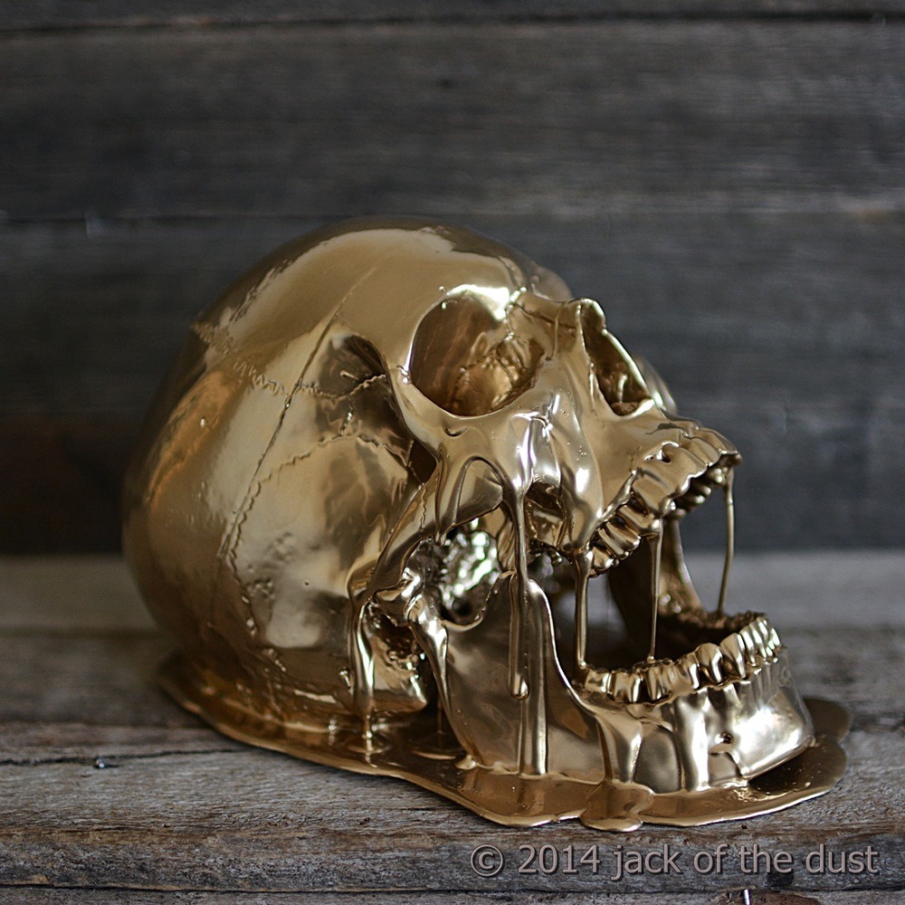 coolthingoftheday:  Skull sculptures by Jack in the Dust.  (Artist) 