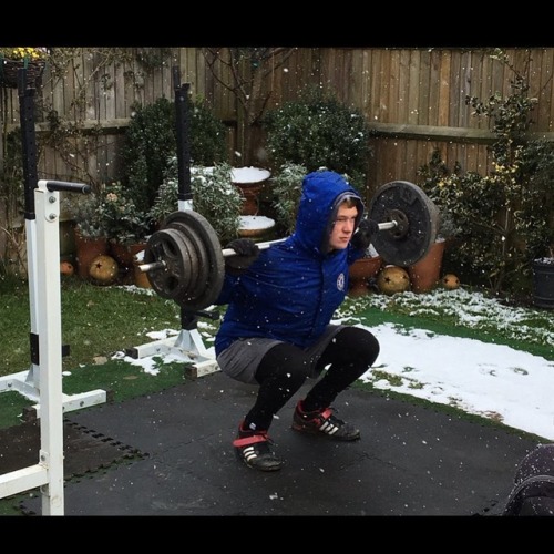 Squatting in the snow on Tuesday was a pretty interesting experience, funny how a few snowflakes add