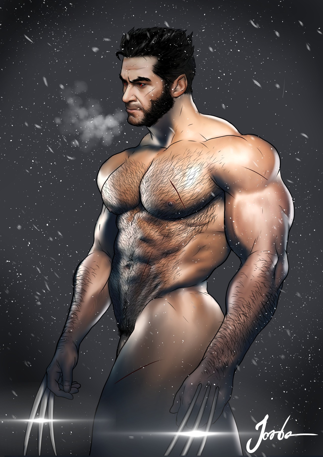 boarnoise:  jordenarts:  Wolverine  Art by Jorden  @udyrbear *O* 