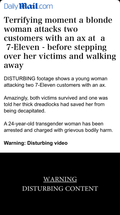lesbian-lizards: frickyeahfeminism:  A MAN attacked two random customers with an ax. A man! Not a wo