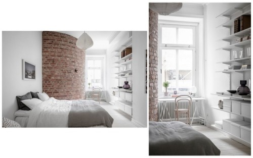 Minimalistic Swedish Apartment | Goteborg, SwedenLayout:(Source: alvhem.com)