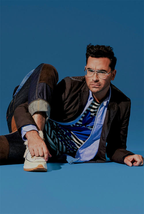 schittscreekgifs:DANIEL LEVY by Ryan Duffin for Out Magazine (2019)