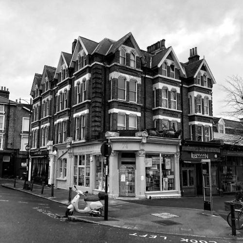 The Bookshop on the Heath. Blackheath, South London, February 2021.