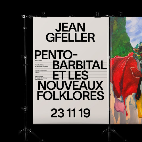 nizarkazan:Poster design for Jean Gfeller (@px_grotesk) exhibition at Nantes (FR)Lausanne 600 i