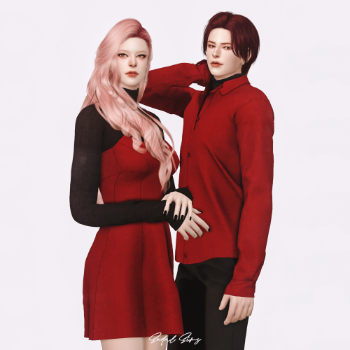 [sudal] Couple Turtleneck knit set 3▶ All lod▶ Nomal map▶ Male - 50 swatch▶ Female - 45 swatch♥ Than