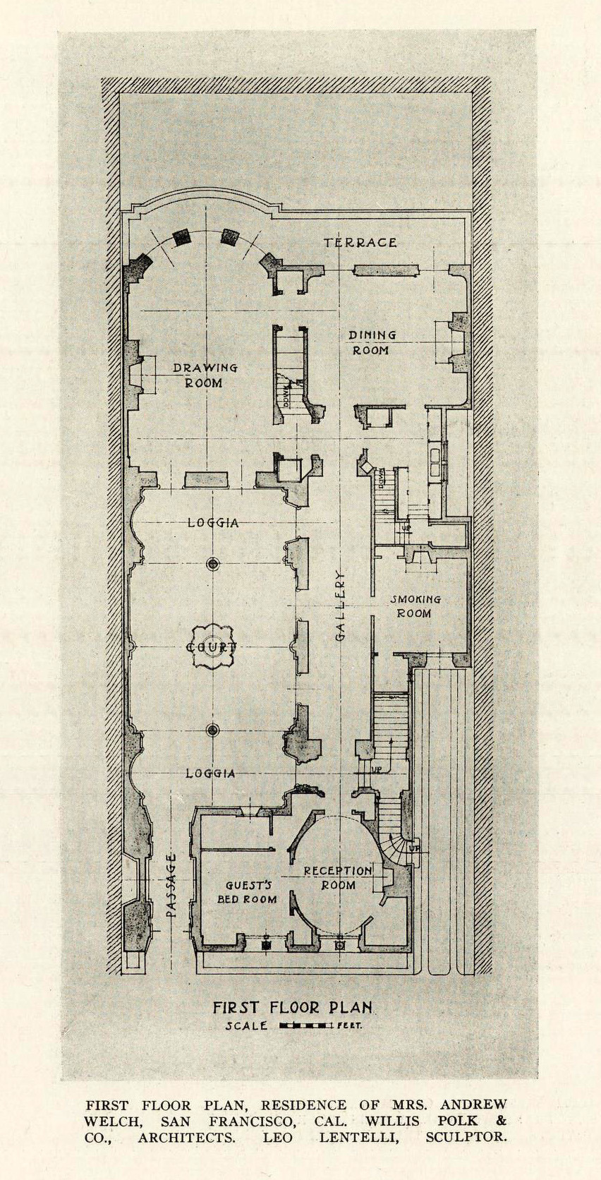 Filoli Estate Archimaps Floor Plan Of The Welch Residence