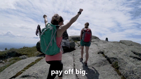 microsoft:  Melissa and Maddie find the summits make up for the valleys every time.