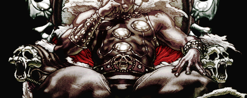 suckonthesefireballs:  thor week » thor as a king↪ thor and his spread thighs on