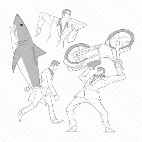 madfacedmal: Sketches I did throughout my journey in Yakuza 0, which I’ve already finished and it wa