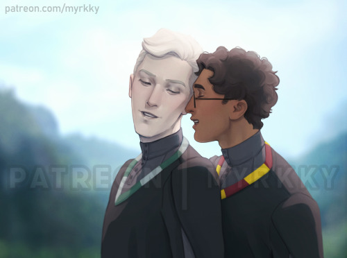 myrkky:some cute drarry I posted on patreon last april 