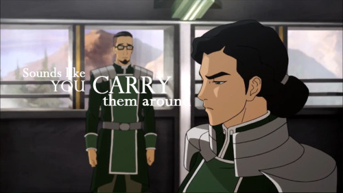 terra-7:  Toph’s speech, which applies to both Korra and Kuvira.