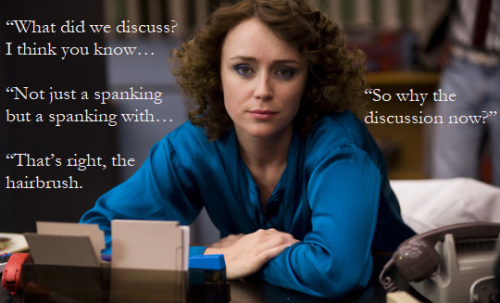 beautiful-when-she-s-angry:Keeley Hawes in Ashes To Ashes &hellip;herat racing, fingers tremblin