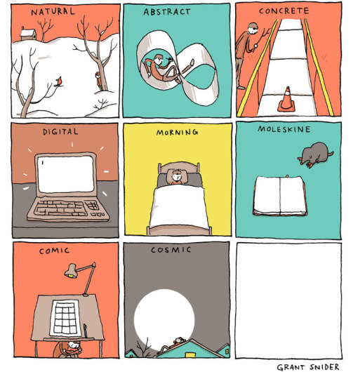 incidentalcomics: Blank Page Variations Everywhere I look, I see the blank page. 