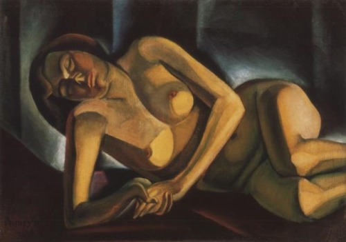 Fekvo akt (Lying nude) , 1929–1929Gitta Gyenes (Hungarian, 1888–1960)