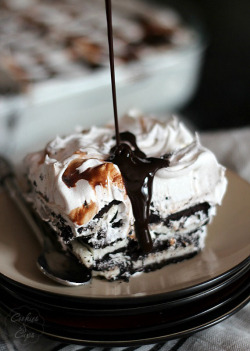 do-not-touch-my-food:  Oreo Icebox Cake