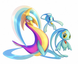 fluma:  Cresselia Phione and Manaphy 