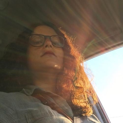 Semi accidental selfie while driving the other day. One week to due date. Feeling pretty chill. Hopi