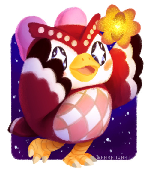 paranoart: Celeste! Love this little borb! She brightens my evening every time she appears on my isl