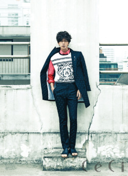 koreanmodel:  Park Haejin by Soo Jin for Ceci Korea Apr 2013.